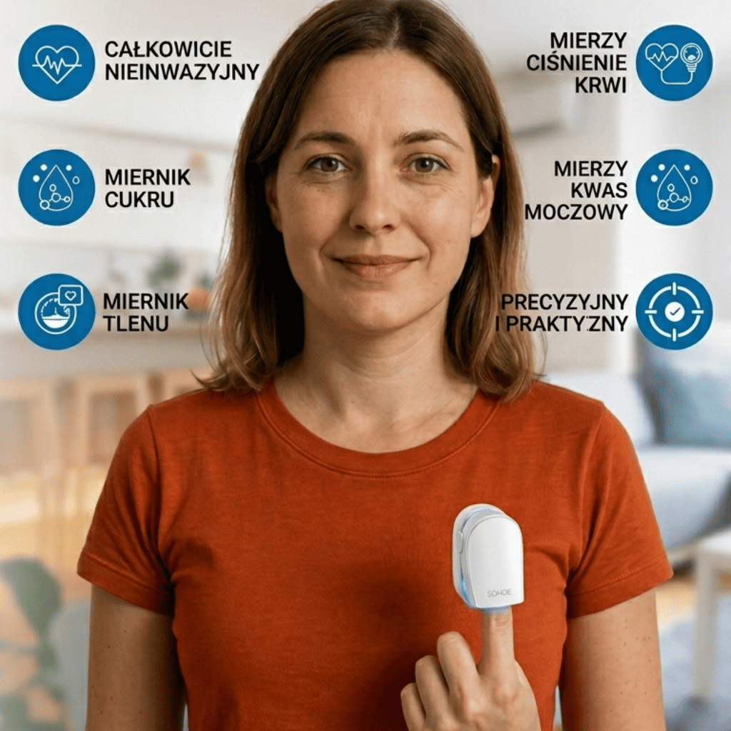 GlucoZen™ – Codzienne dobre samopoczucie dzięki monitorowaniu 3 w 1 i bez bólu